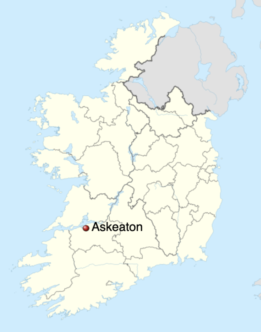 Askeaton, County Limerick on a map
