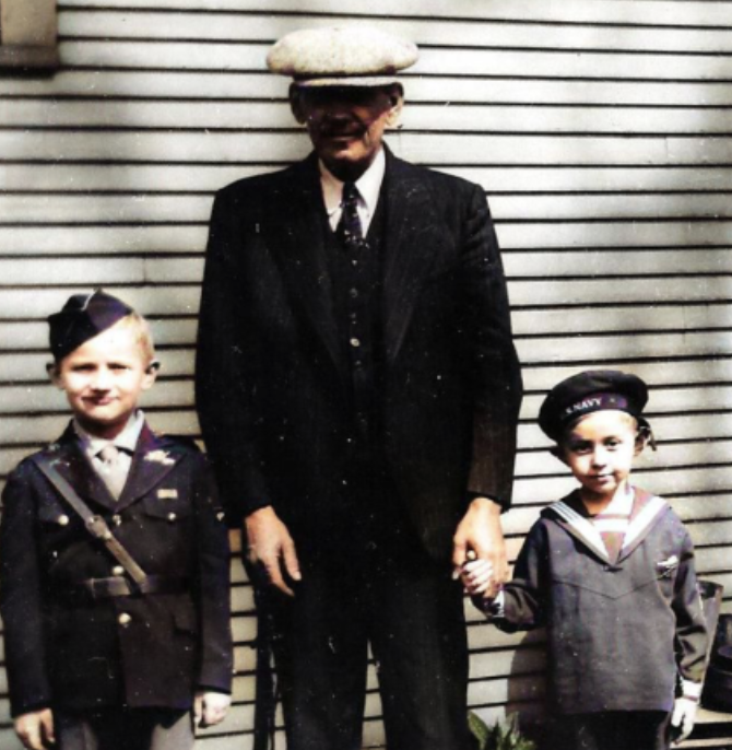 stanley iglinski with graczyk grandsons